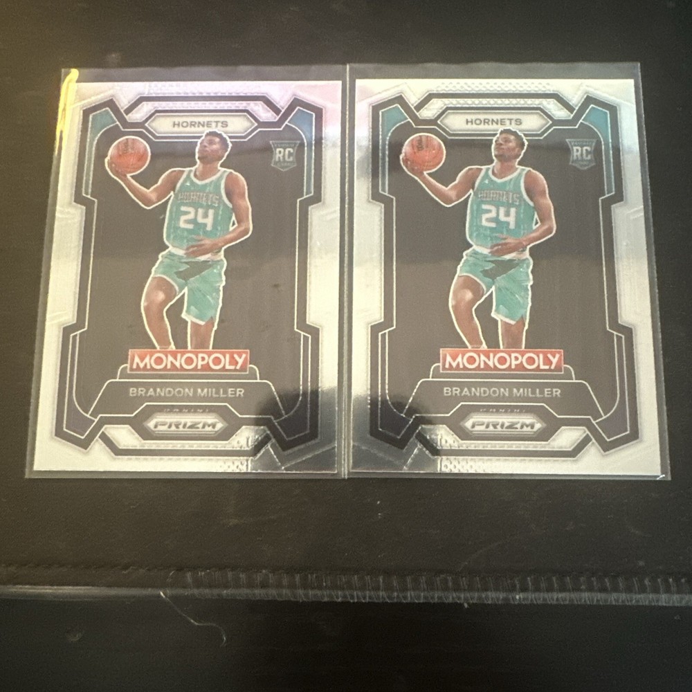 2023-24 Prizm Monopoly Brandon Miller Rookie Card RC #15 Hornets NBA X2