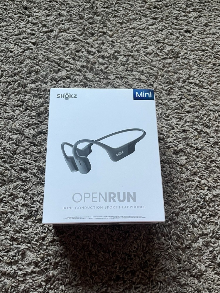 Shokz OpenRun Mini Black Bone Conduction Headphones for Sports
