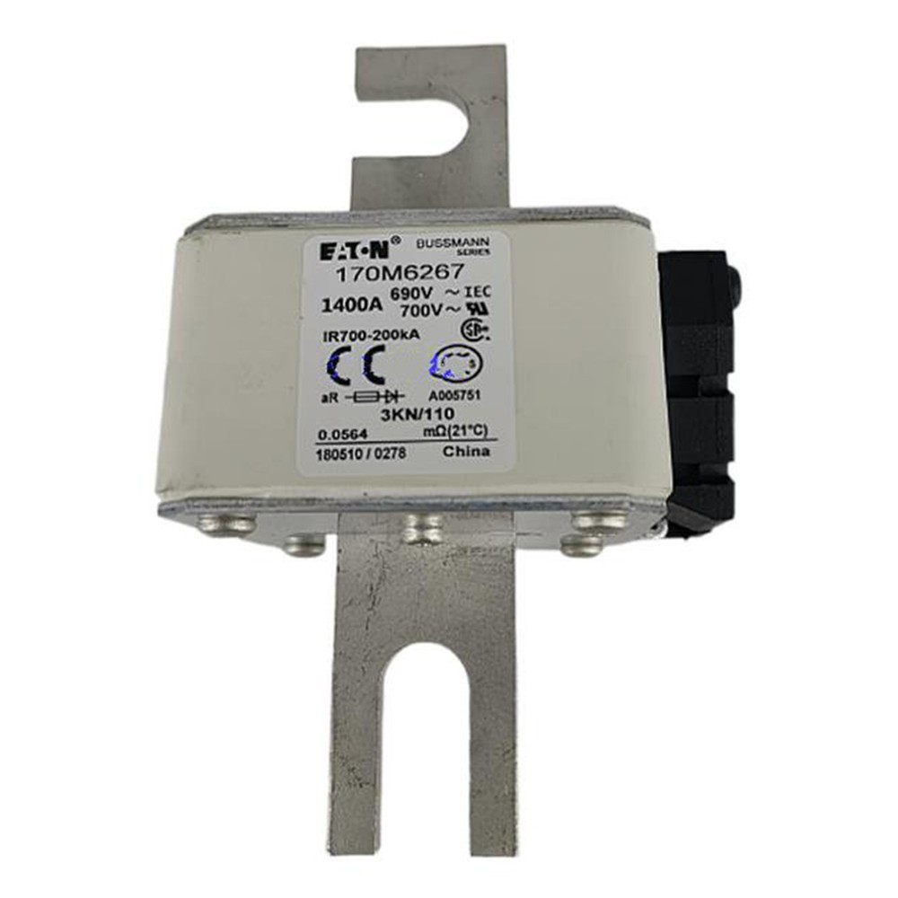 one New Bussmann 170M6267 High Speed Square Body Blade Fuse Free ship