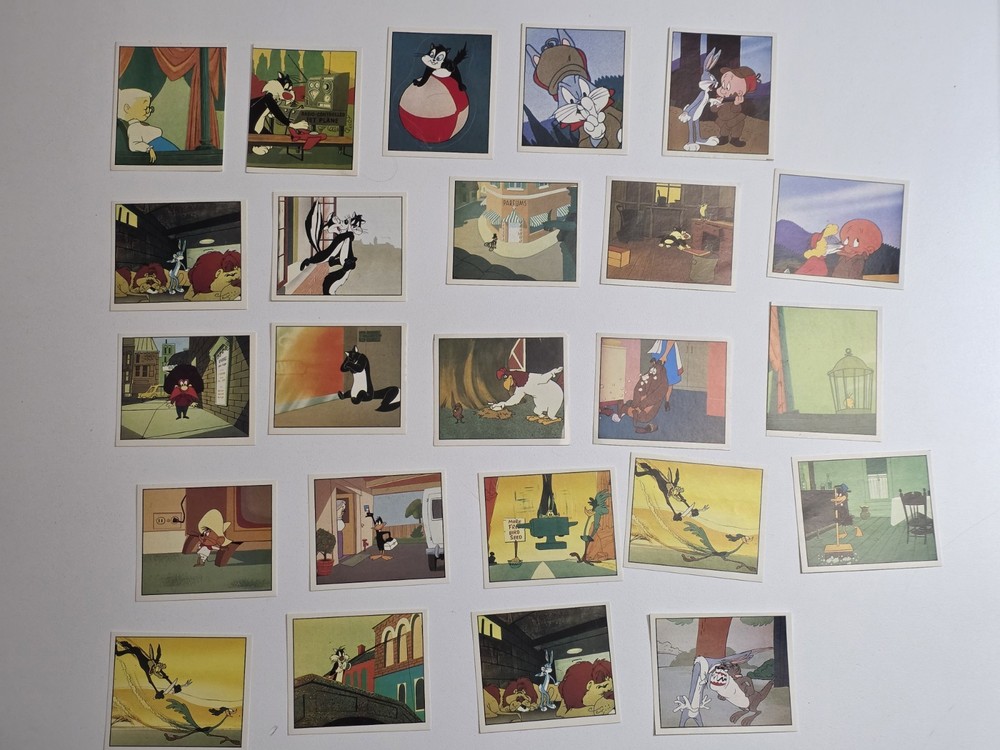 1990 Panini Bugs Bunny Birthday Stickers Lot of 24 Looney Tunes Collectibles