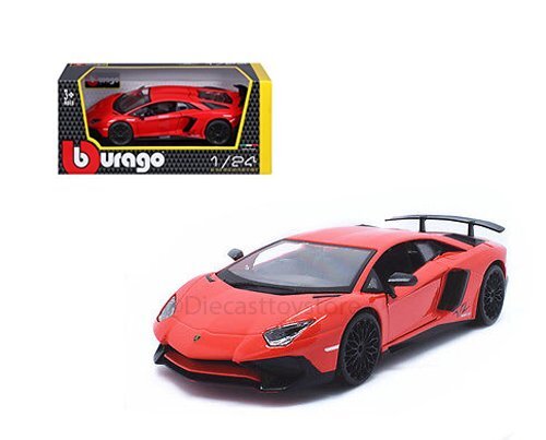 18-21079 B 1, 24 Scale A Lamborghini Aventador DIE-CAST Model, Multicolor