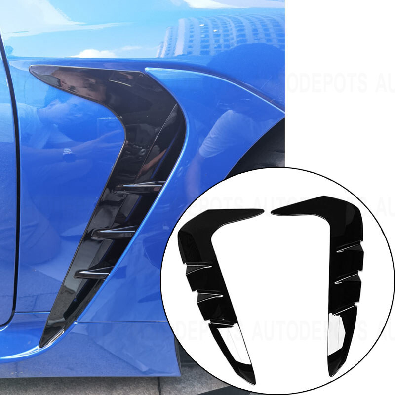 Gloss Black For 22-24 Subaru BRZ & Toyota GR86 STI Style Front Fender Side Vent