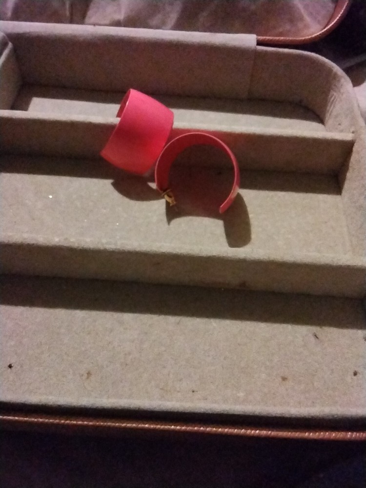 Pink Fashion Jewelry Earrings Stylish Elegant Design Photos Included  