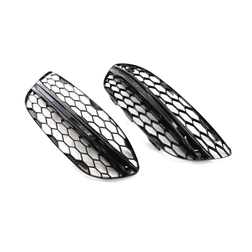 For Benz W205 C300 C-CLASS 2014-19 Fog Light Grille Grill Replacement Honeycomb