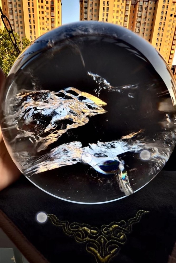 173mm Top Natural Clear Quartz Crystal Balls Ball Crystal Sphere Meditation AAAA