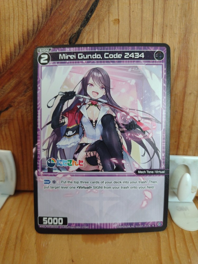 WIXOSS Mirei Gundo Code 2434 Collectible Card