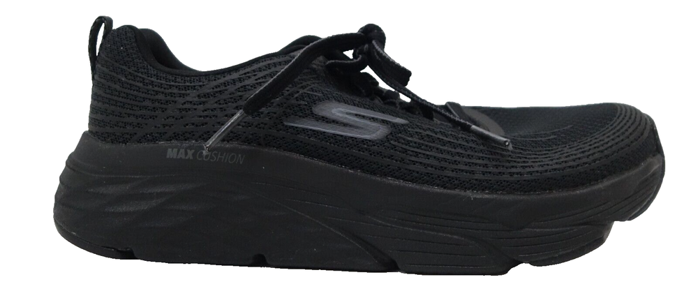 Skechers Mens Black Max Cushioning Elite 2.0 Trail Lace Up Shoes Sz US 7 M EU 37
