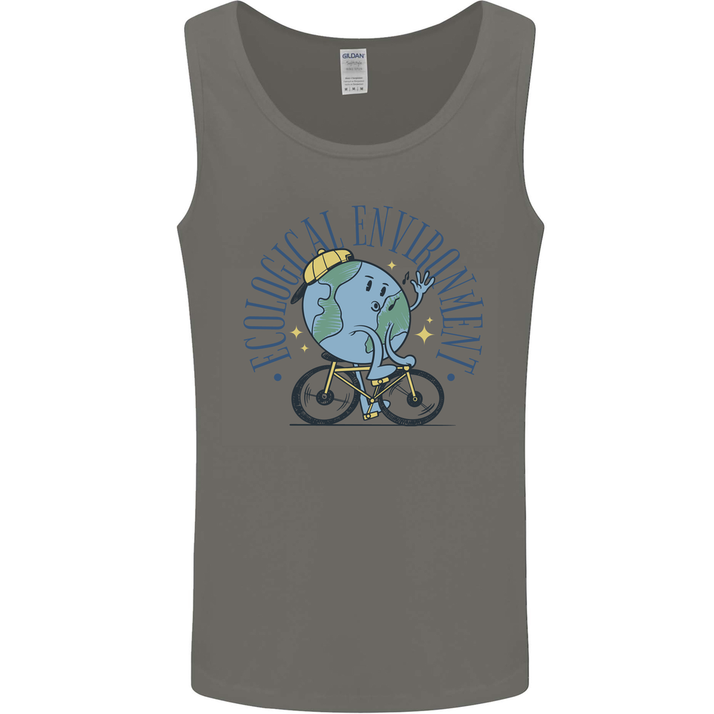 Ecological Environment Climate Change Cycling Mens Vest Tank Top