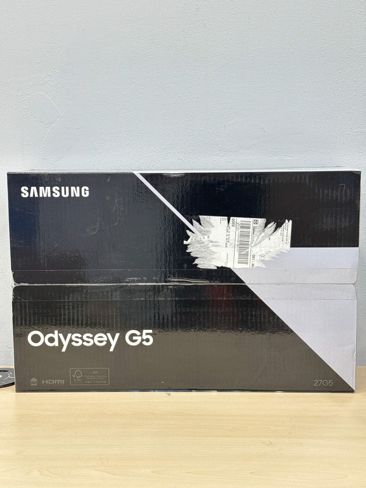 Samsung 27” Odyssey G5 QHD 165Hz 1ms Curved Gaming Monitor LS27CG556EN Black New