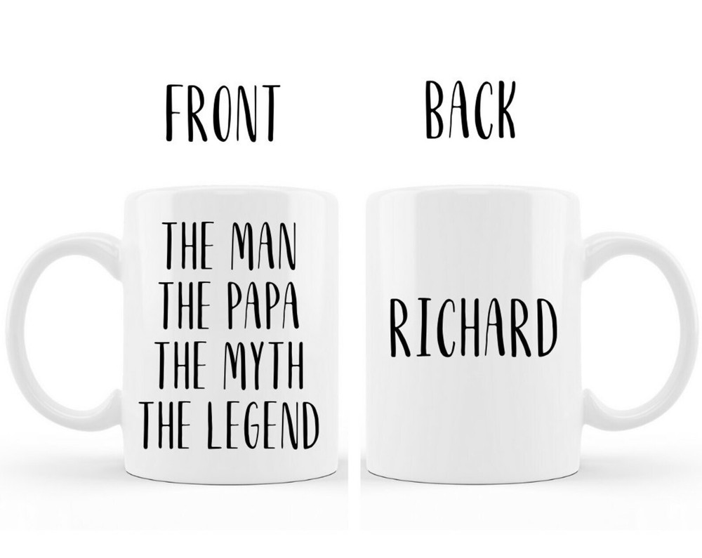 Papa Dad Husband Legend Coffee Mug Valentines Gift for Him  
