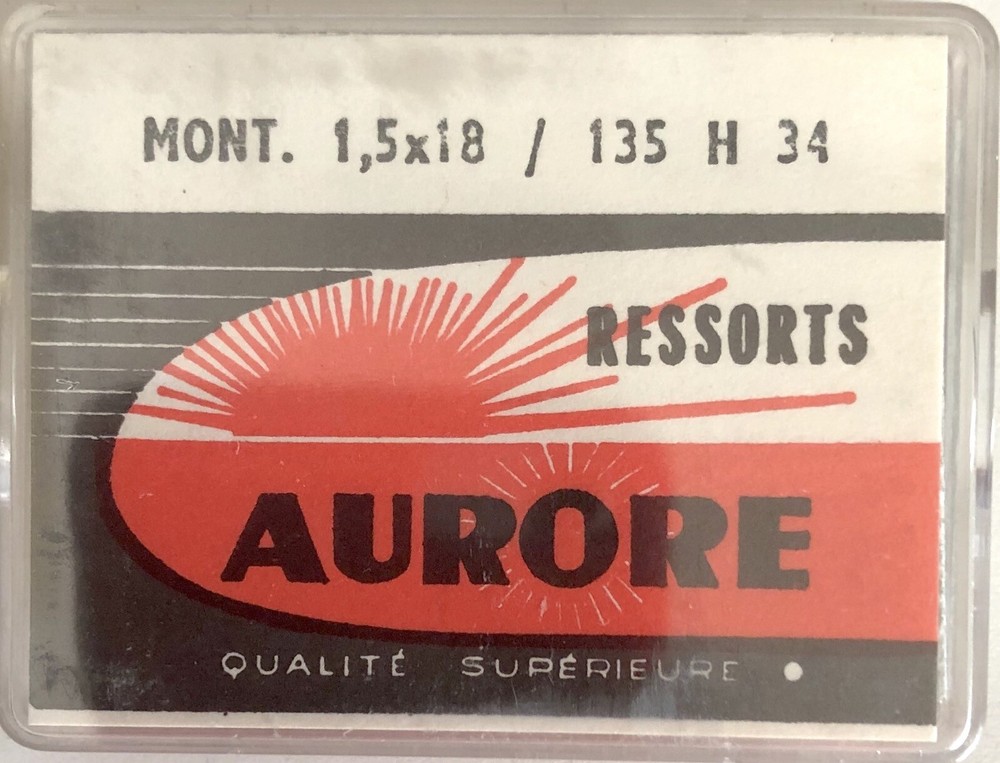 1X=1 Mainspring X 0760 1.35 X 0.085 Ø 8.5 Watch Spring 135 H 34 - 1.5 X 18