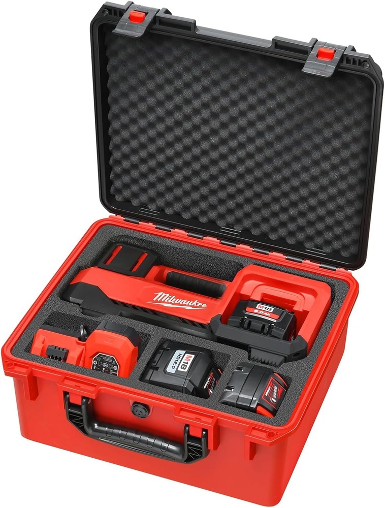 Air Compressor Case for Milwaukee Inflator: Waterproof Hard Cases for Milwaukee
