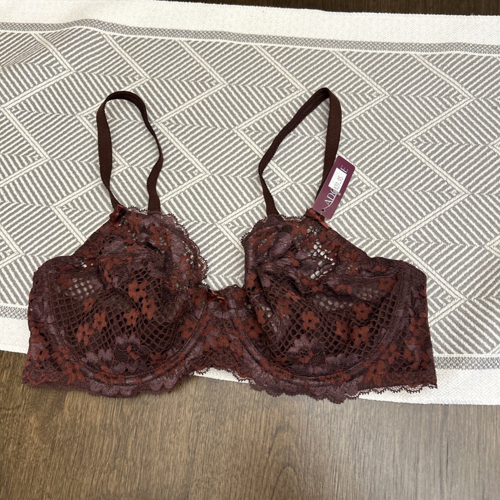 Adore Me Underwire Full Bra size 34DD Brown