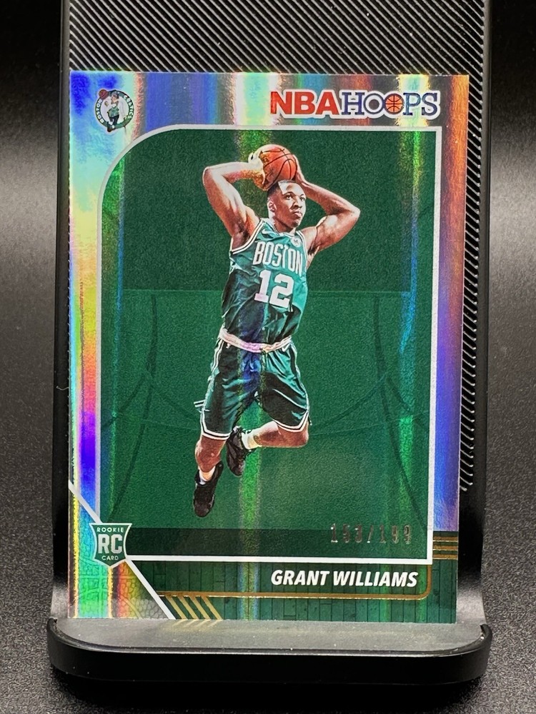 2019-20 Hoops Premium 153/199 Grant Williams #218 Rookie RC Boston Celtics