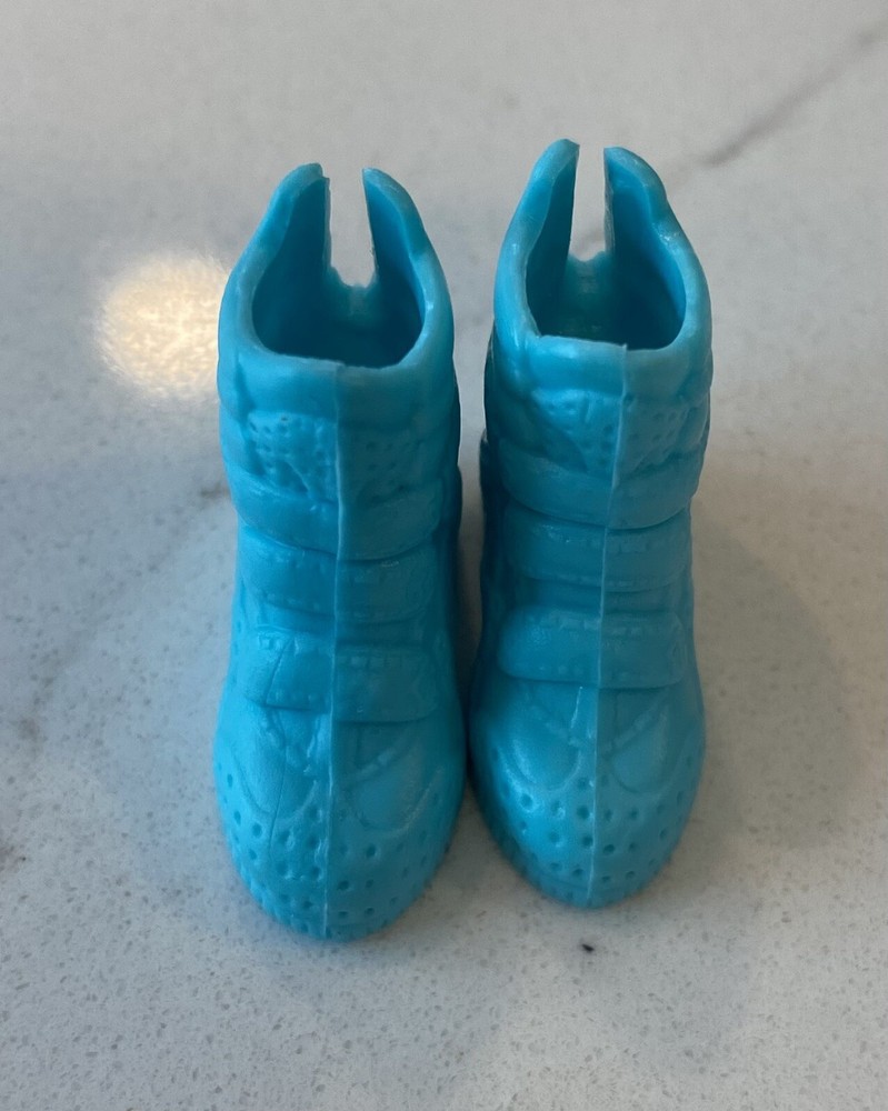 ❤️Fashionistas BARBIE Doll Shoes Teal Blue High Top SNEAKERS Mattel❤️