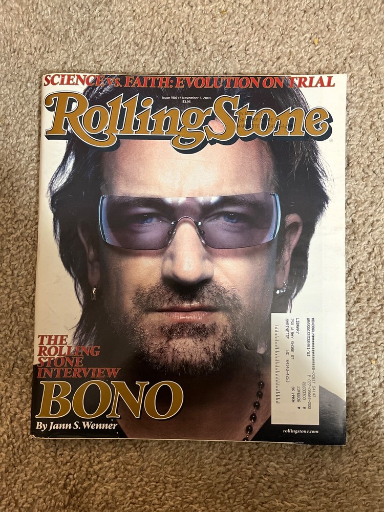 Rolling Stone Magazine #986 Bono November 3 2005 GOOD CONDITION