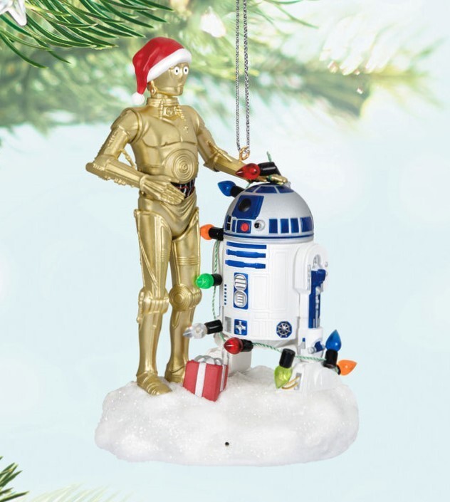 2024 Hallmark Keepsake Star Wars C-3PO R2-D2 Peekbuster Christmas Tree Ornament  