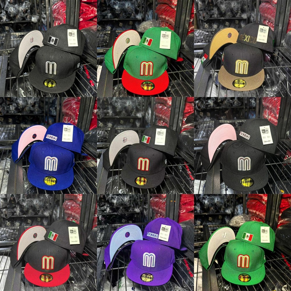 New MLB Mexico 2024 New Era Men's Baseball Cap 59FIFTY Fitted Cap