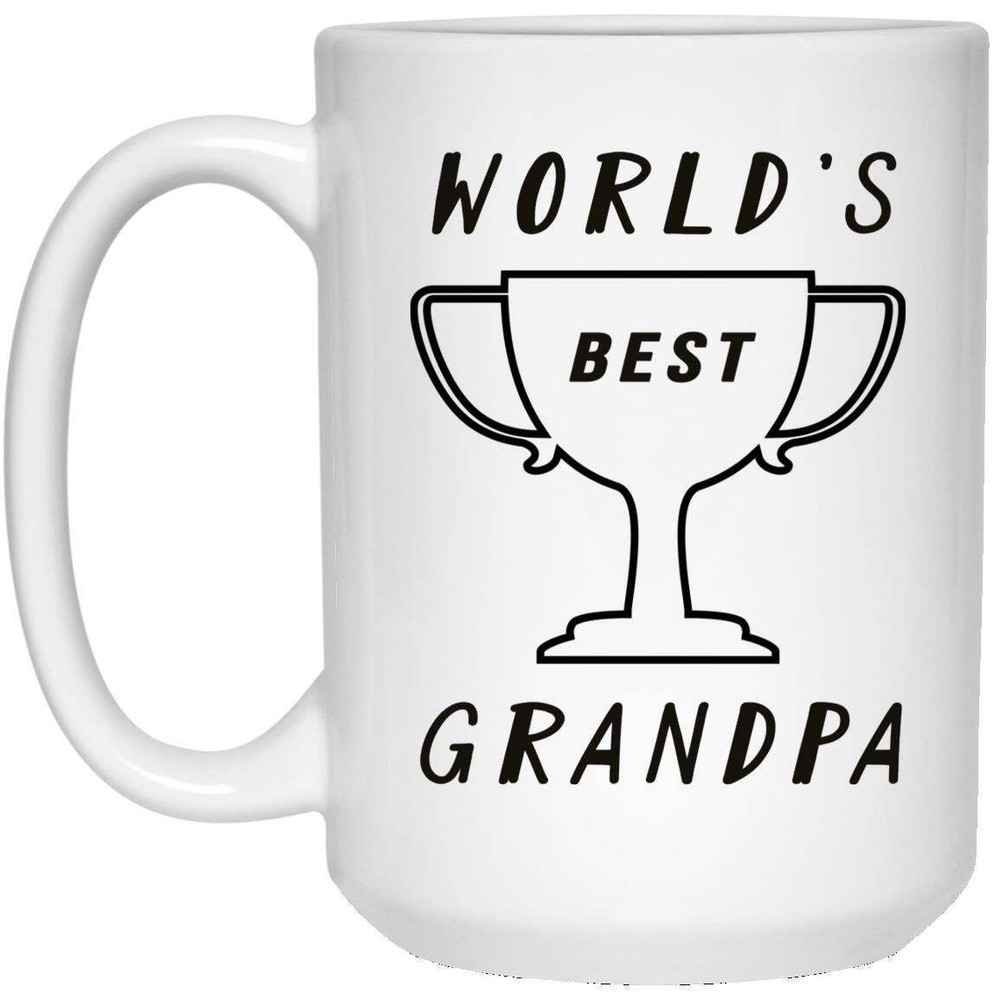 Personalized Coffee Mug World's Best Grandpa Ceramic Mug Grandpa Gift Father's