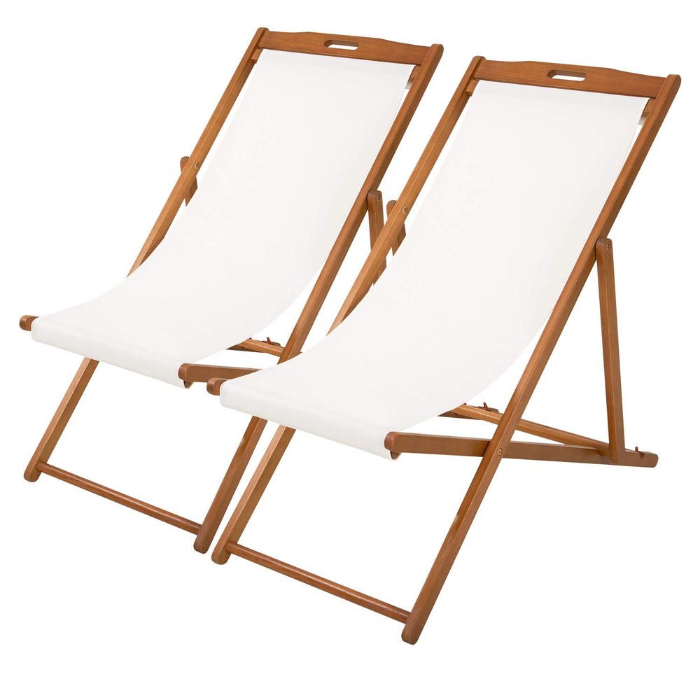 Foldable Beach Sling Patio Chair with Adjustable Height for Ultimate Relaxation