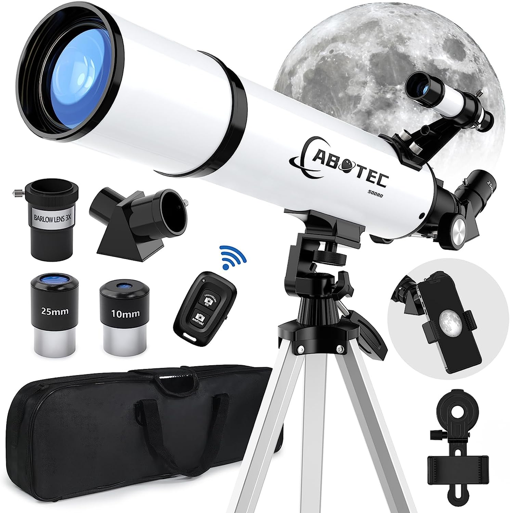 Telescope, 80Mm Aperture Telescopes for Adults Astronomy & Kids & Beginners, Por