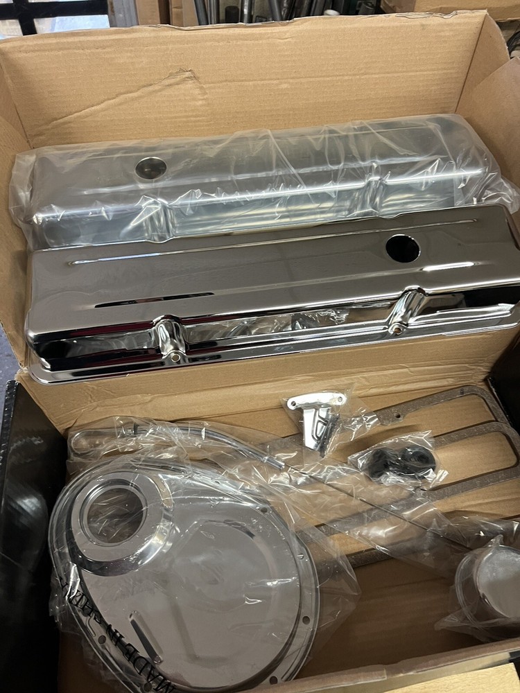 sbc chrome dress up kit 9834 Mr Gasket 55 To 86