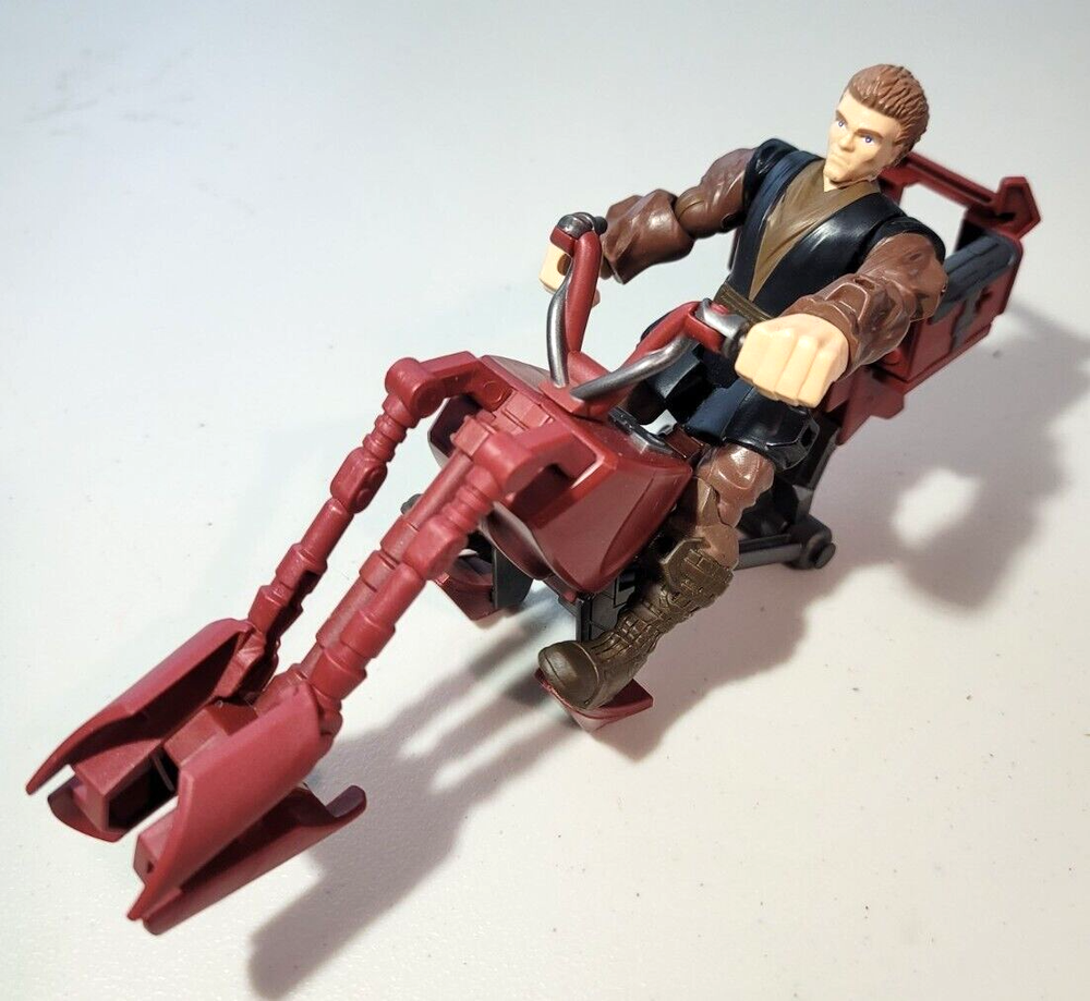 Star Wars Mashers Anakin Skywalker with Speeder Bike Action Figure  