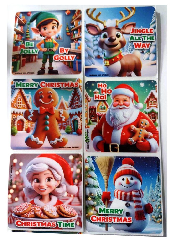 25 Christmas Traditions Stickers, 2.5