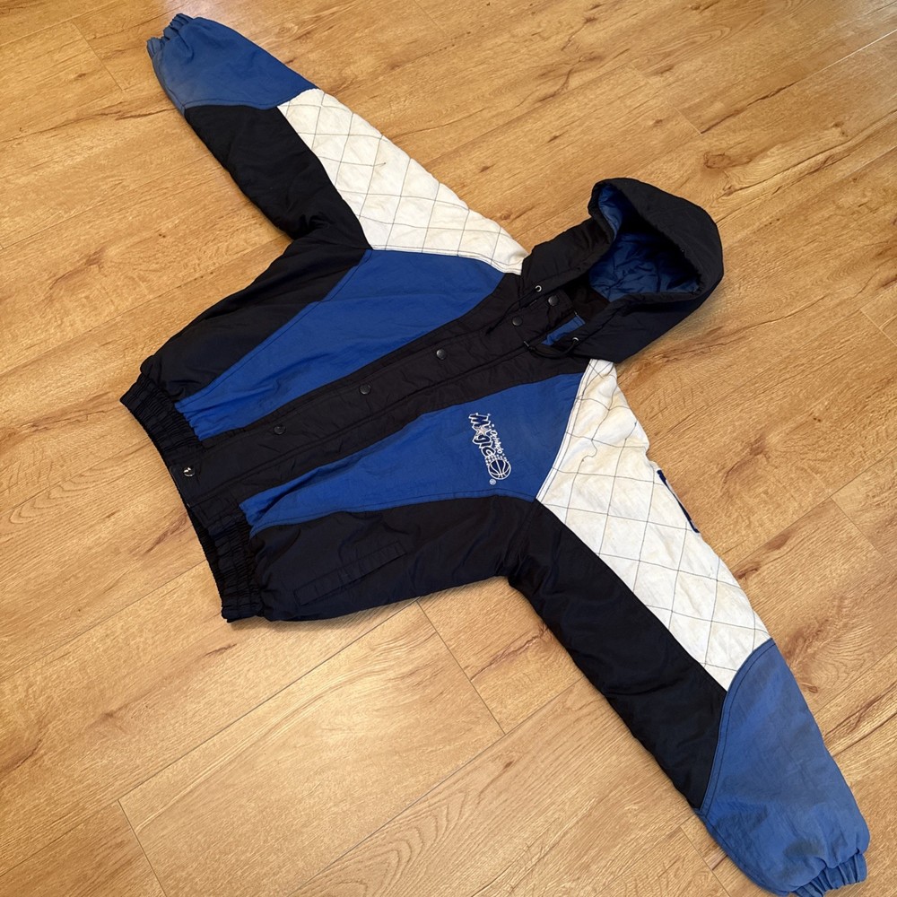 VTG 90s Starter NBA Orlando Magic Full Zip Hooded Basketball Jacket Youth L