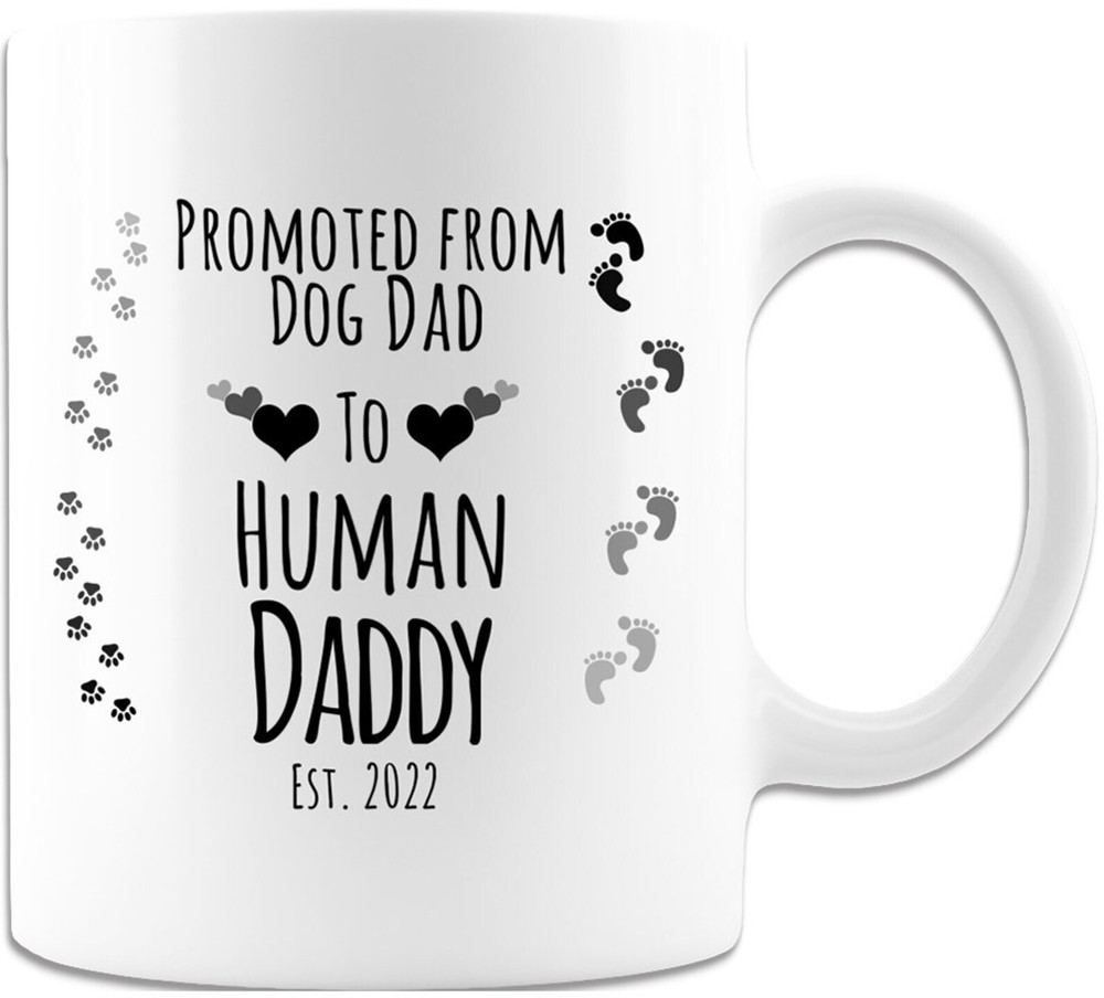 New Dad Coffee Mug  Pregnancy Announcement Gift New Baby Daddy Mug Grandparent
