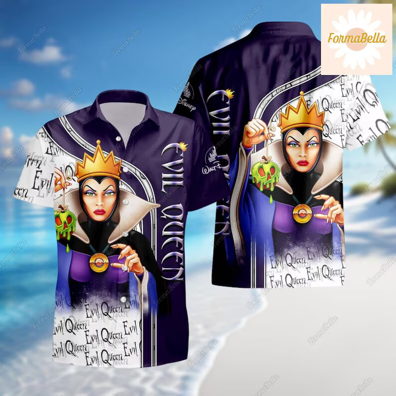 Halloween Evil Queen 3D HAWAI SHIRT MOTHER DAY GIFT ALL OVER PRINT BEST PRICE-image