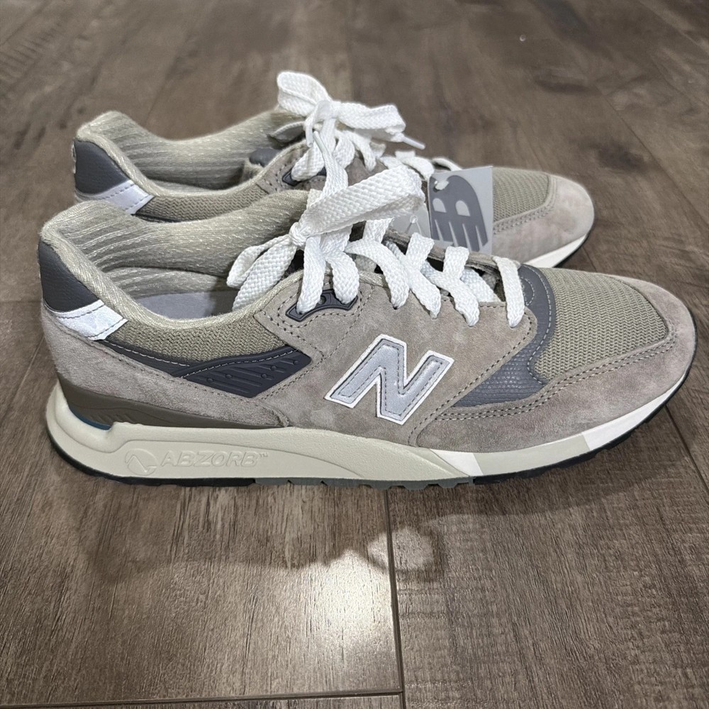 Size 10 - New Balance 998 Made in USA  Grey Silver new with box