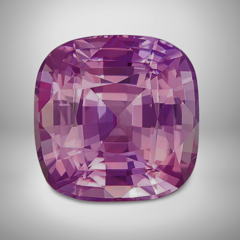 Pink Sapphire Cushion Cut AAA+ Loose Gemstone 4.50 Cts 11mm