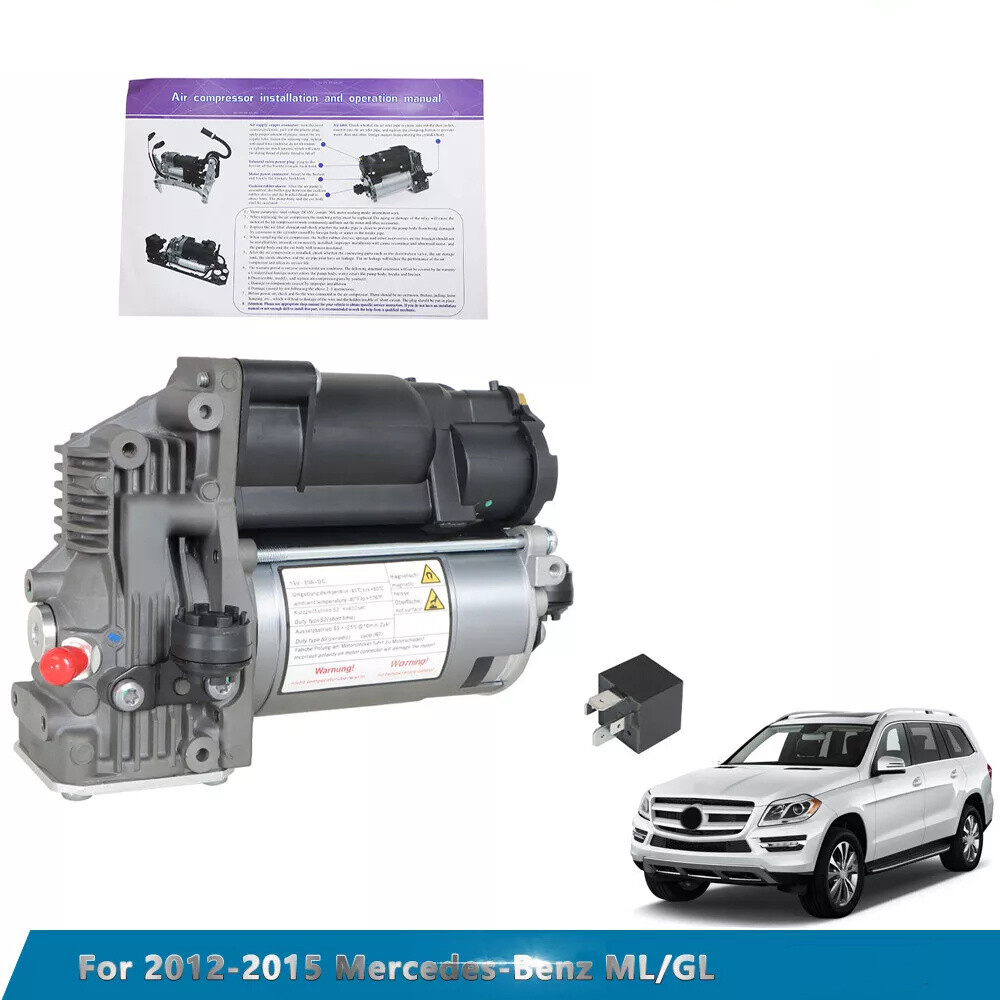 Air Suspension Compressor Pump for Mercedes W166 GL350 GL450 X166 2013 2014 2015