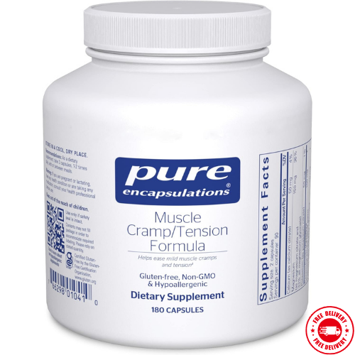 Pure Encapsulations Muscle Cramp Tension Relief Formula 180 Capsules Pack of 1