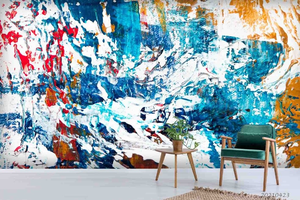 3D Abstract Oil Painting Wall Murals Wallpaper Murals Wall Sticker 3