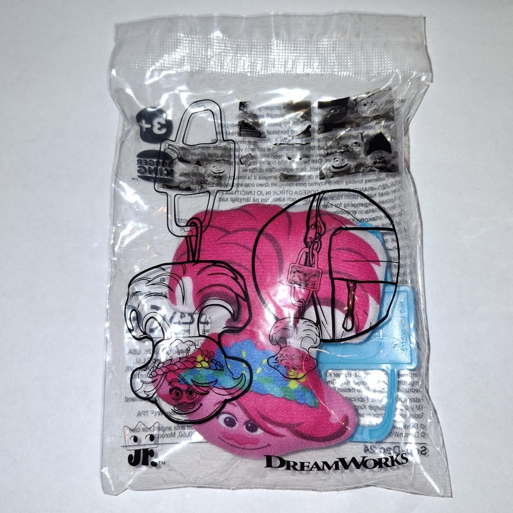 2024 Trolls Poppy Keychain from Burger King & DreamWorks