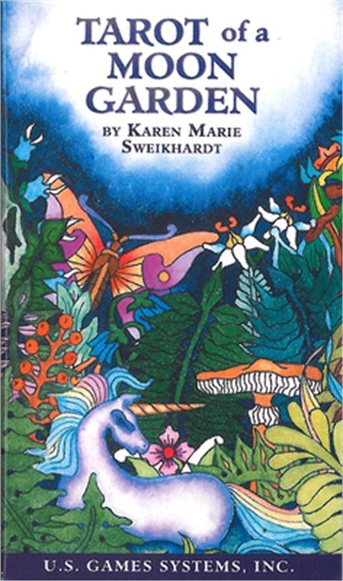 Tarot of a Moon Garden by Karen Sweikhardt (2004, Trade Paperback / Cards,Flash Cards)