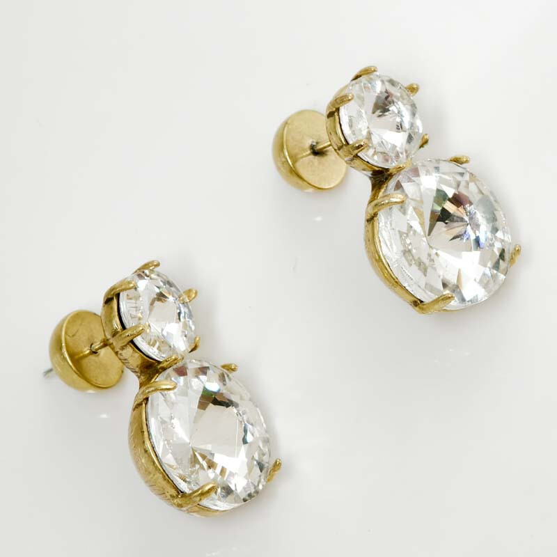 Heidi Daus Spark Crystal Drop Earrings Retro Bold Elegant Jewelry Gift for Women