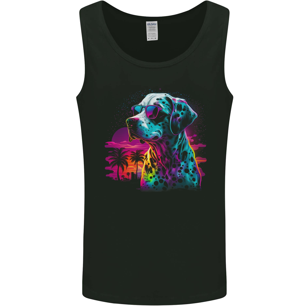 A Cool Cat With Cosmos Glasses Mens Vest Tank Top