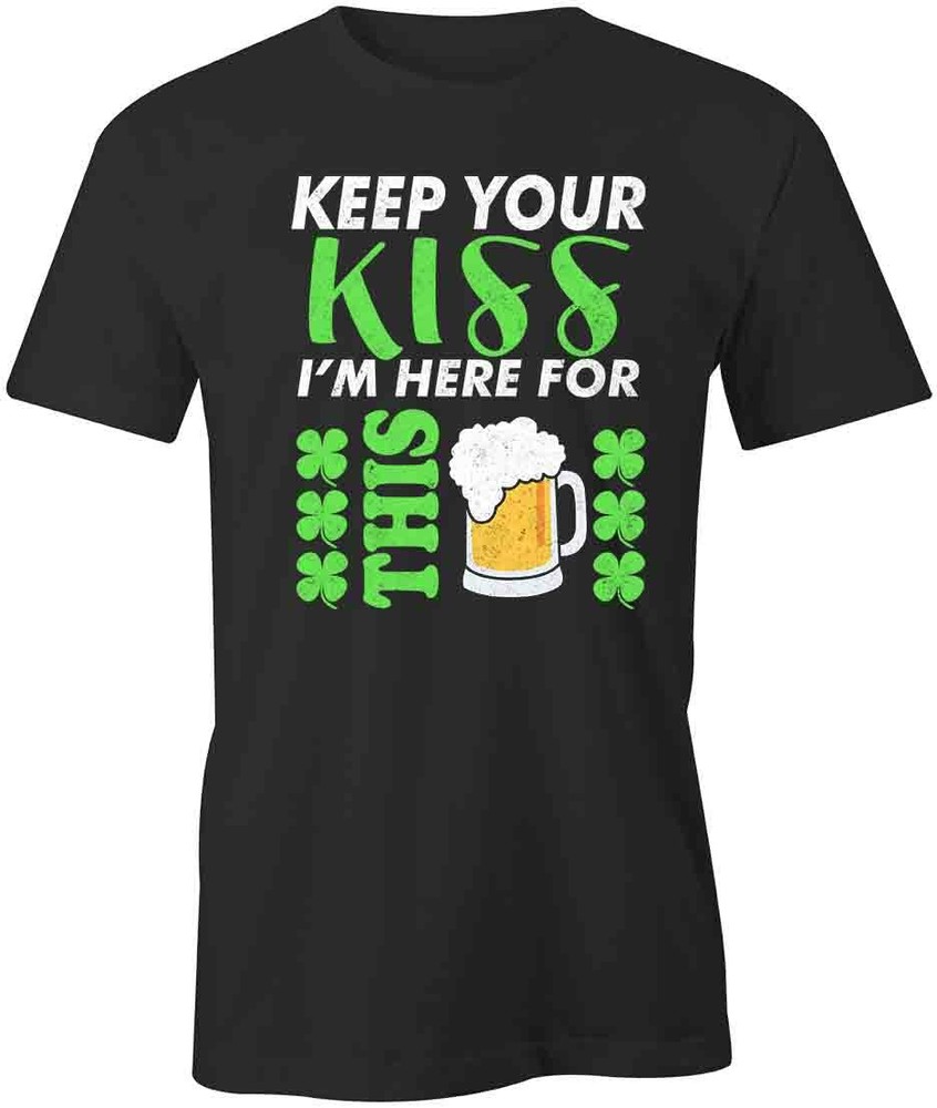 St Patrick's Day Keep Your Kiss Cotton Tee Short Sleeve S1BCA318