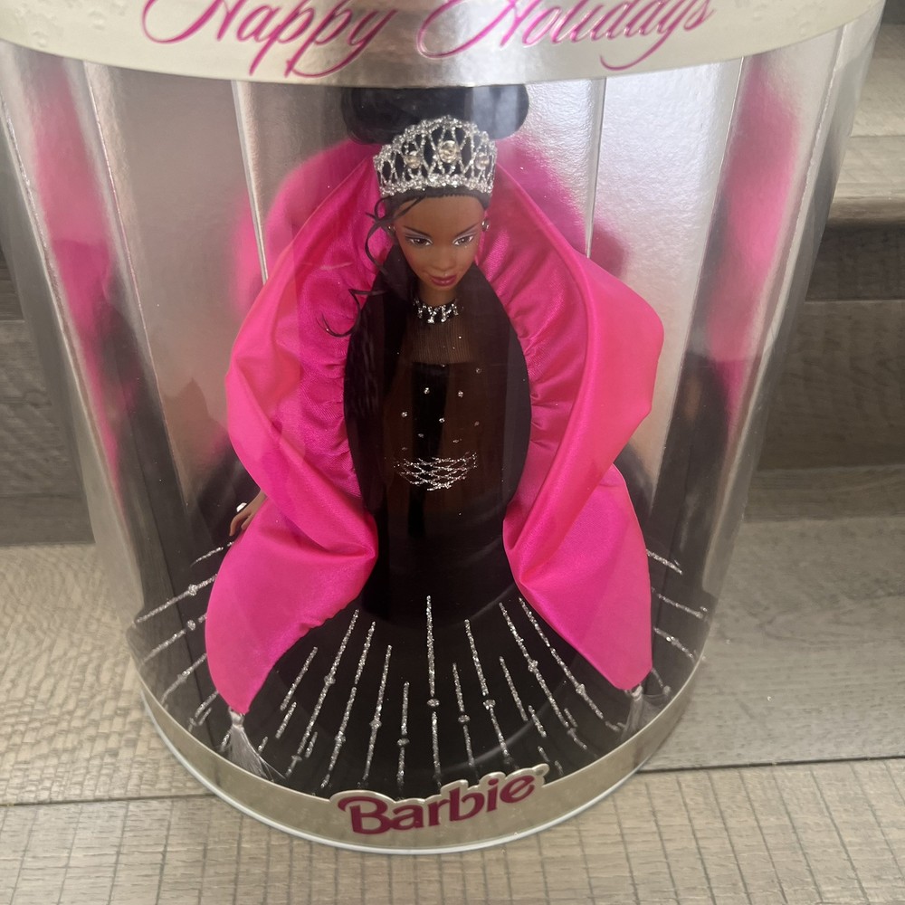 1998 Vintage RARE (Box Error) Mattel Happy Holidays Special Edition Barbie NRFB