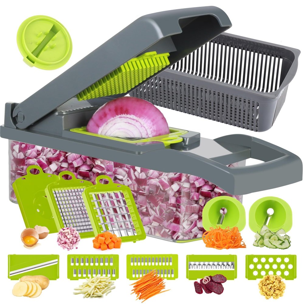 14-in-1 Professional Mandolin Slicer & Vegetable Chopper for Kitchen
