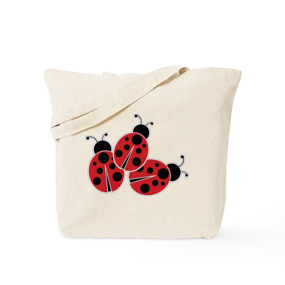 CafePress Trio Of Ladybugs Tote Bag (1267716763)