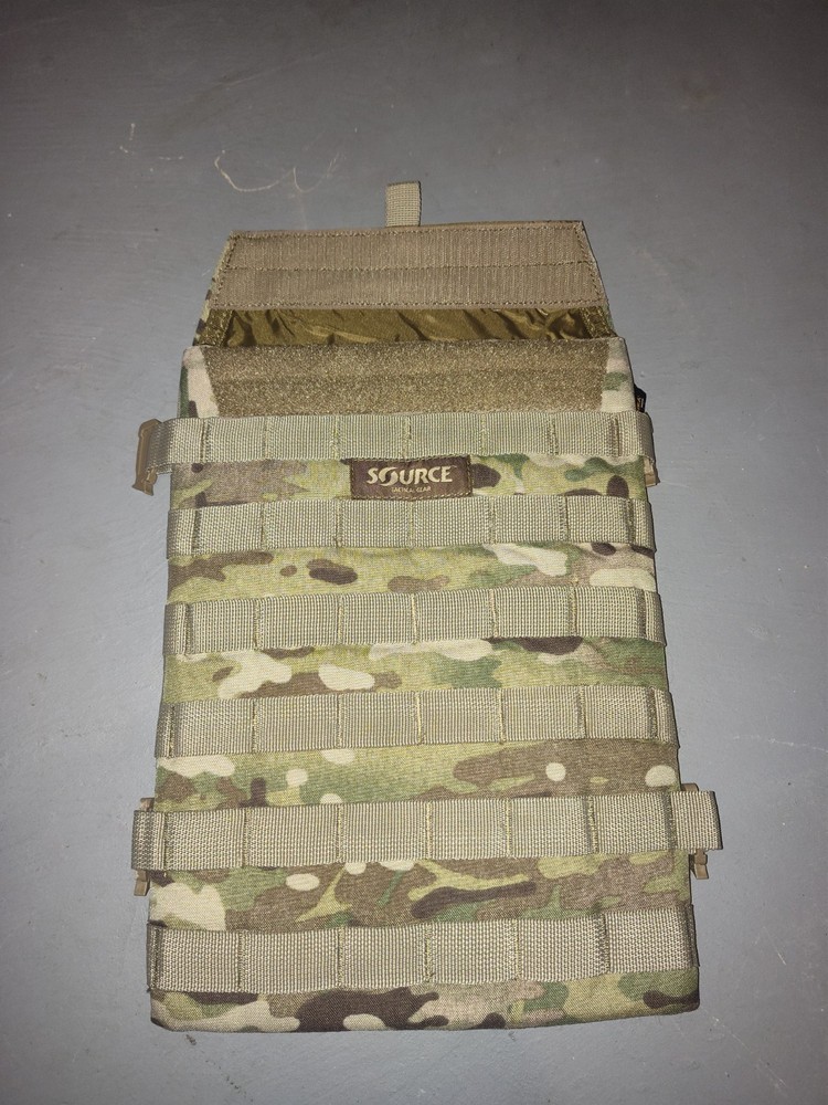 Multicam Source Hydration Back Panel w/ 3L Water Bladder – MOLLE Compatible