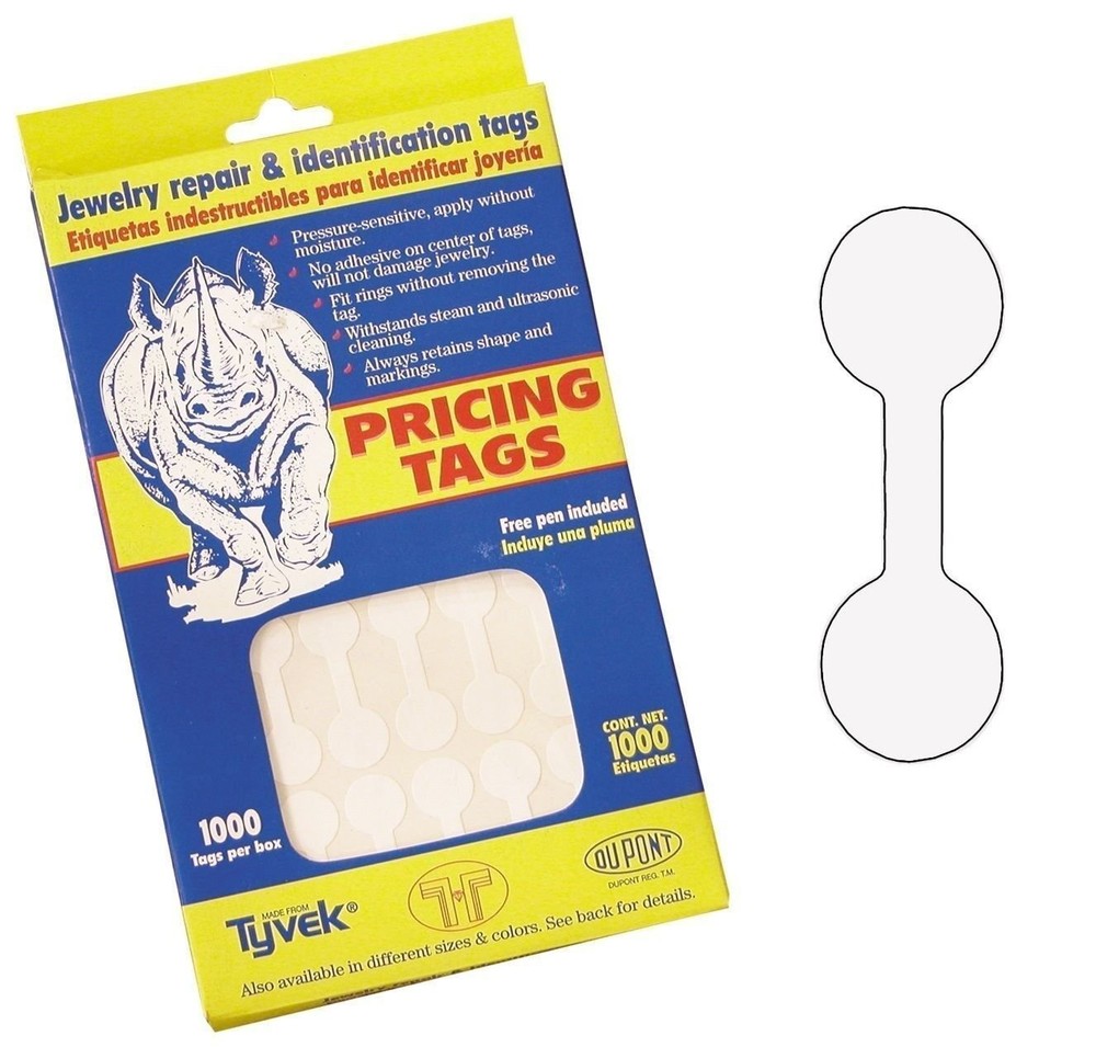 1000 Pcs Jeweller Repair Price And Identification Tags