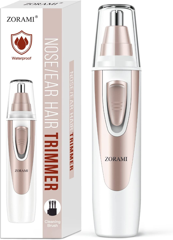 2025 Painless Waterproof Ear & Nose Trimmer with Dual Blades - Pink