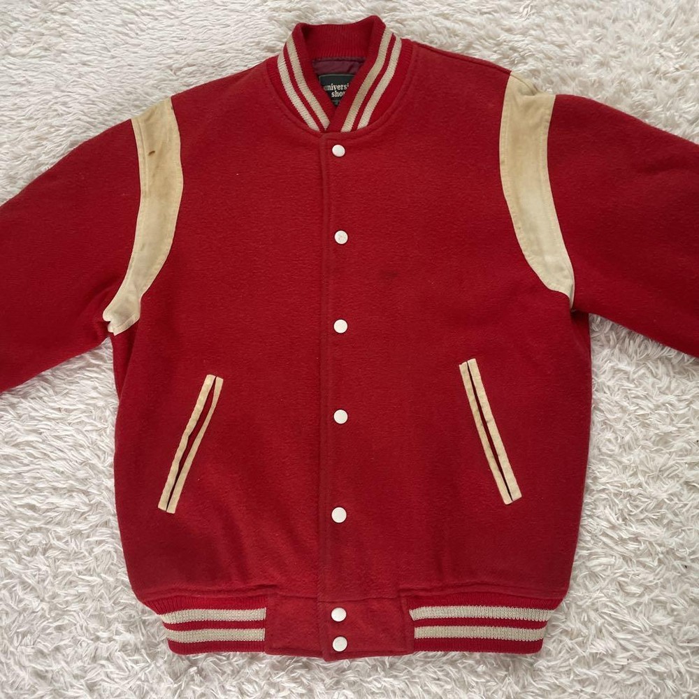 Red Retro Vintage Jacket - Used Old Clothes