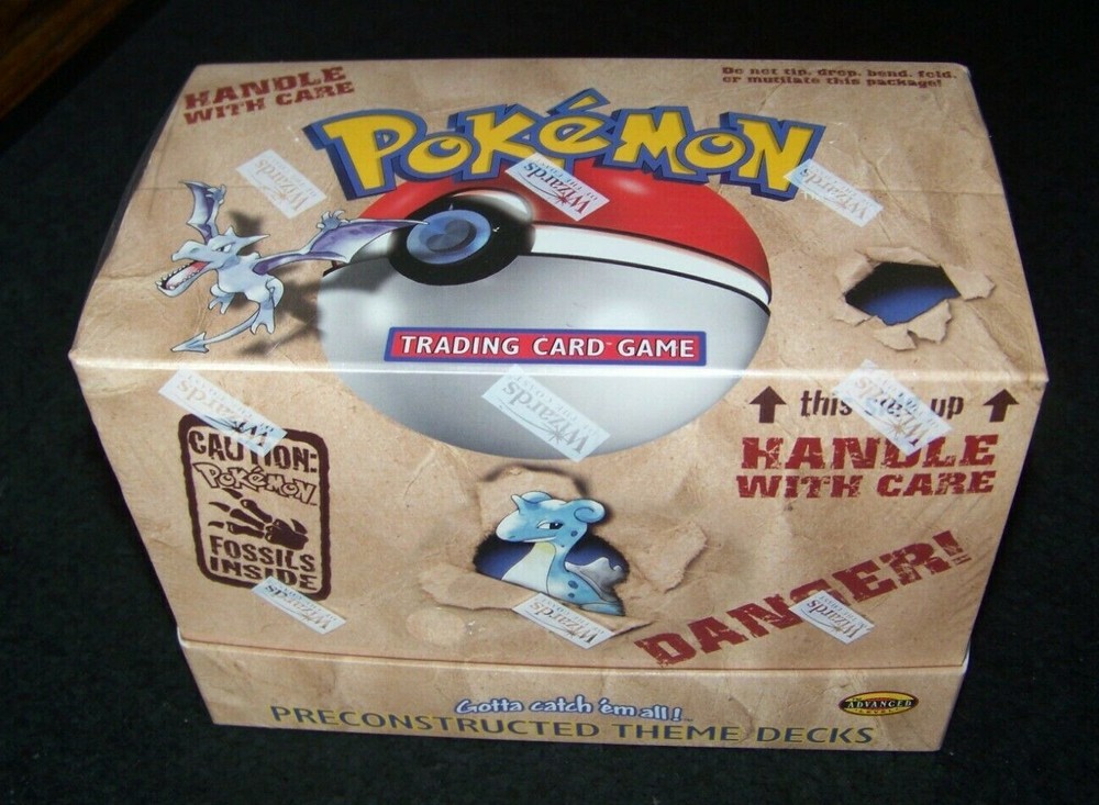 Pokemon Fossil 8 Pre Constructed THEME DECKS Bodyguard & Lockdown mini case WOTC