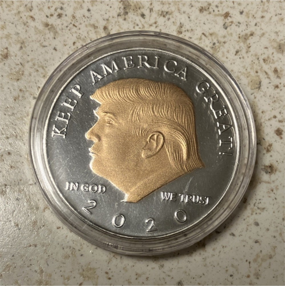Donald Trump 2020 Keep America Great 45th President Commemorative Coin Metal